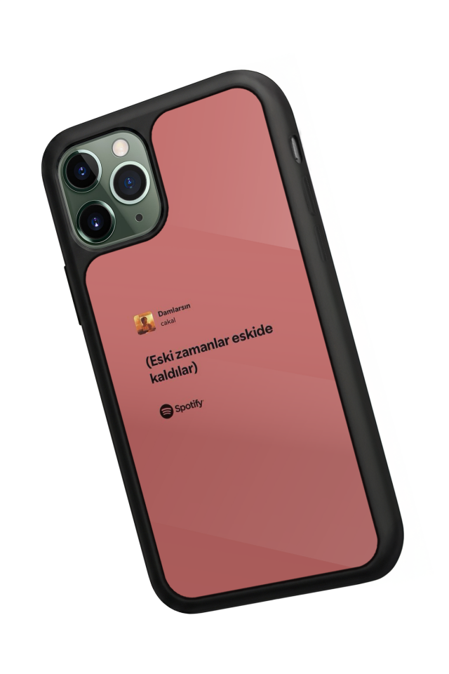 iPhone 11 Pro Uyumlu Sarki Sozleri Tasarımlı Glossy Premium Kılıf