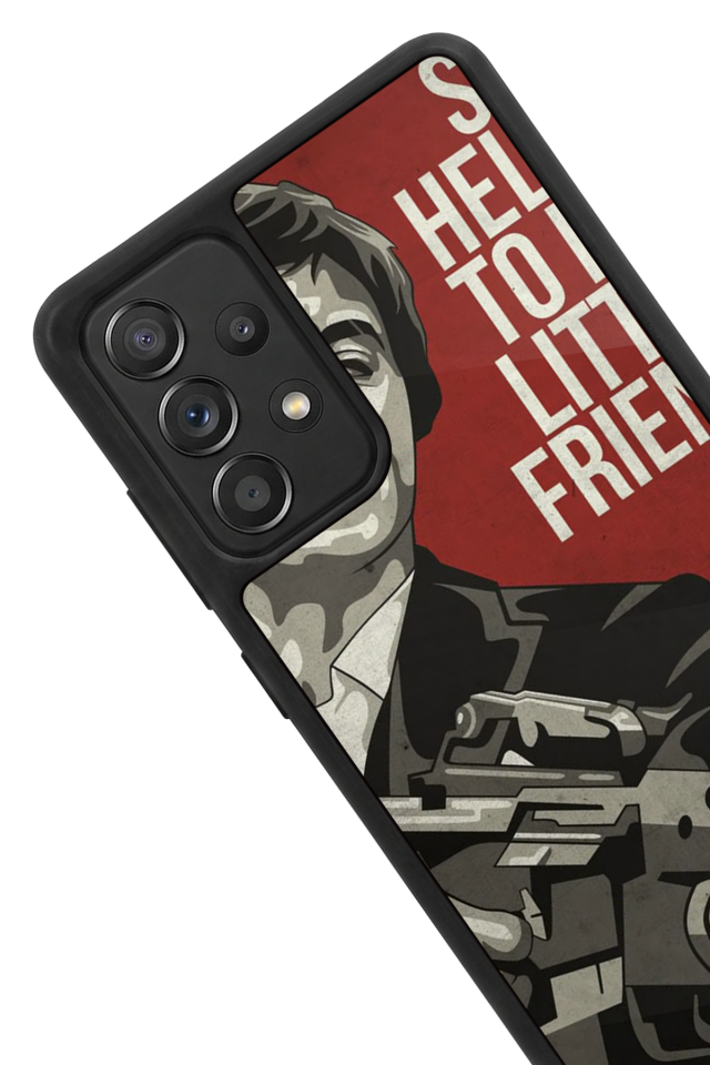 Samsung Galaxy A72 Uyumlu Scarface Tasarımlı Glossy Premium Kılıf