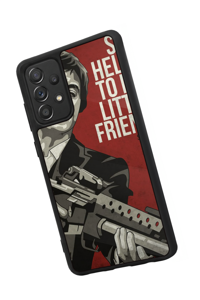 Samsung Galaxy A72 Uyumlu Scarface Tasarımlı Glossy Premium Kılıf