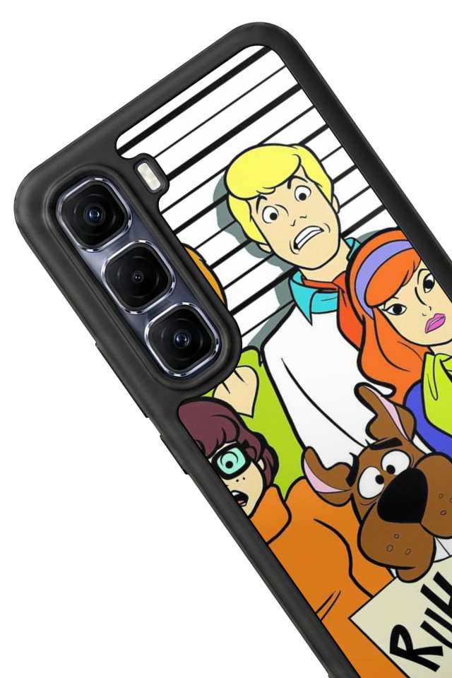 Infinix Hot 60 Pro Plus Uyumlu Scooby Doo Tasarımlı Glossy Premium Kılıf