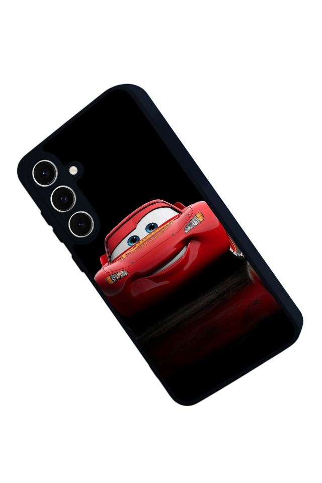 Samsung Galaxy A16 Uyumlu Şimsek McQueen Tasarımlı Glossy Premium Kılıf