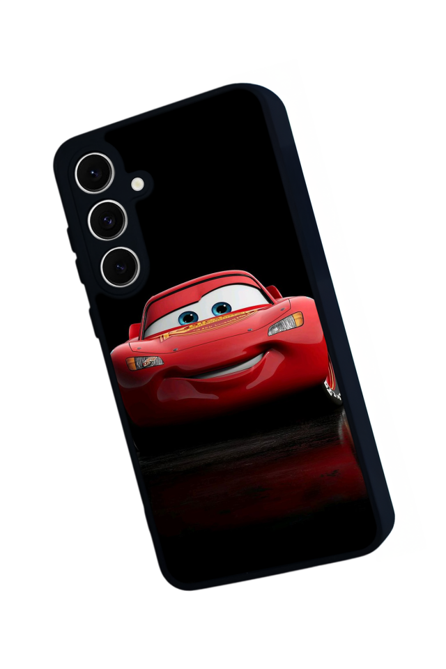 Samsung Galaxy A16 Uyumlu Şimsek McQueen Tasarımlı Glossy Premium Kılıf