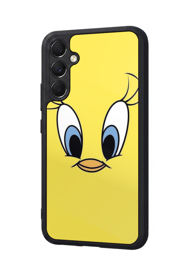 Samsung Galaxy A34 Uyumlu Tweety Tasarımlı Glossy Premium Kılıf
