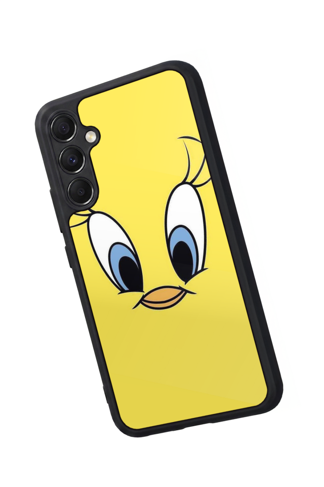 Samsung Galaxy A34 Uyumlu Tweety Tasarımlı Glossy Premium Kılıf