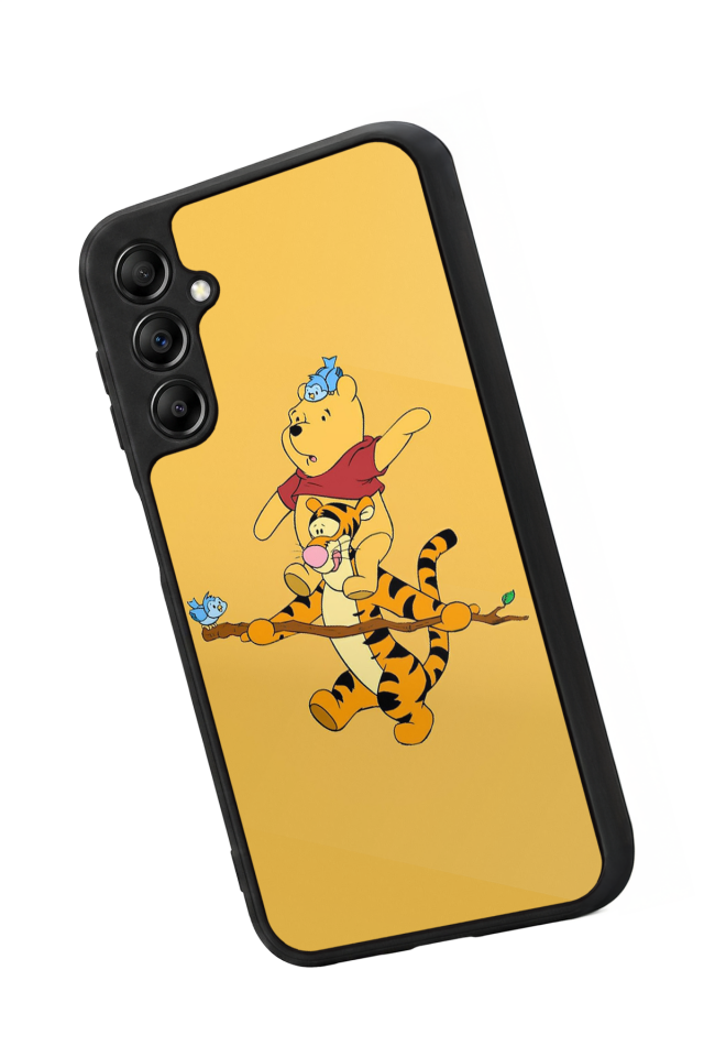 Samsung Galaxy A14 Uyumlu Winnie Tasarımlı Glossy Premium Kılıf