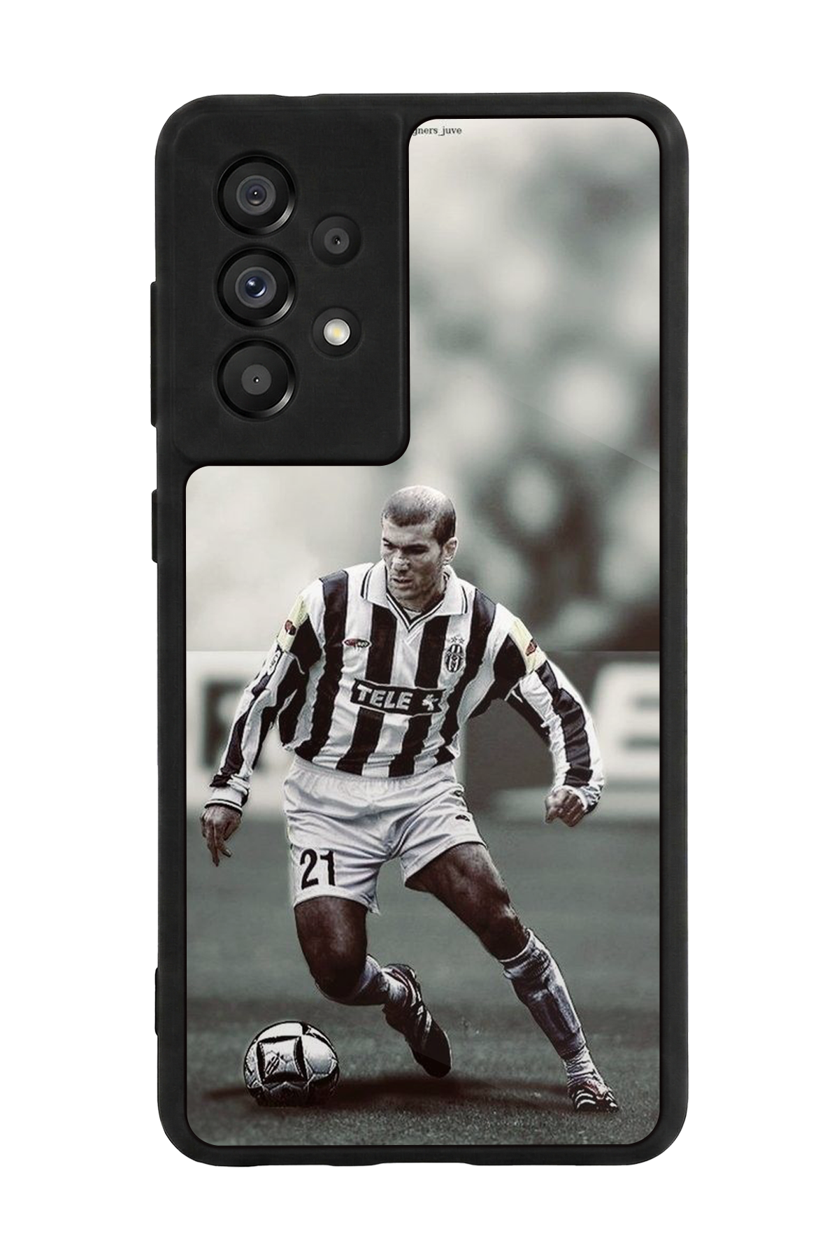 Samsung Galaxy A73 Uyumlu Zidane Tasarımlı Glossy Premium Kılıf