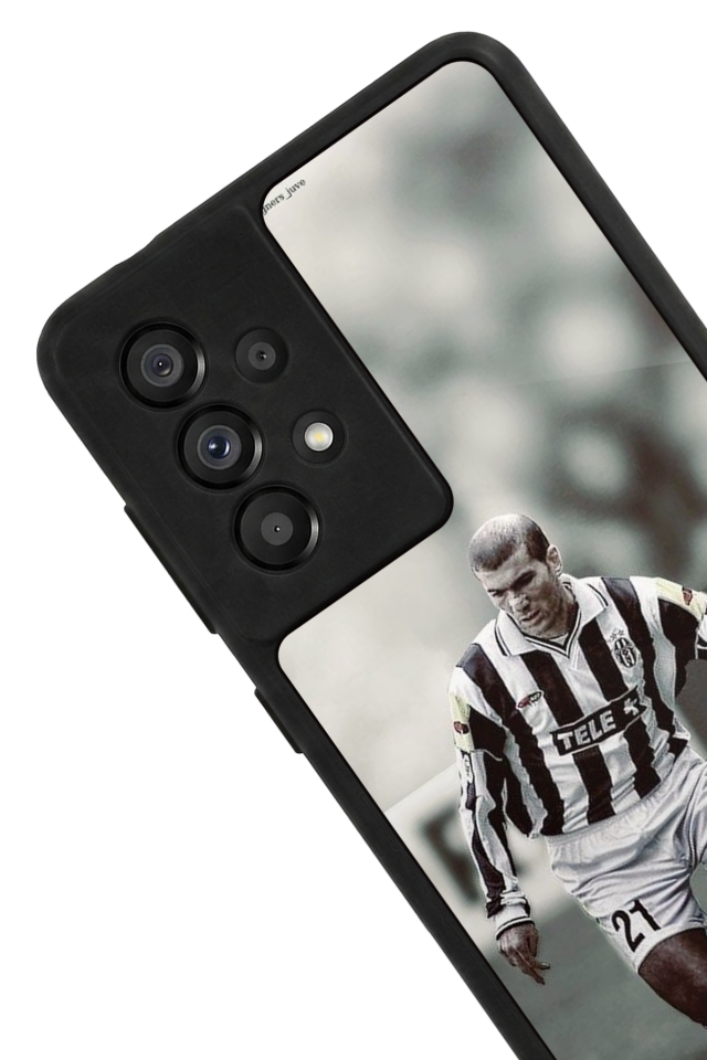 Samsung Galaxy A73 Uyumlu Zidane Tasarımlı Glossy Premium Kılıf