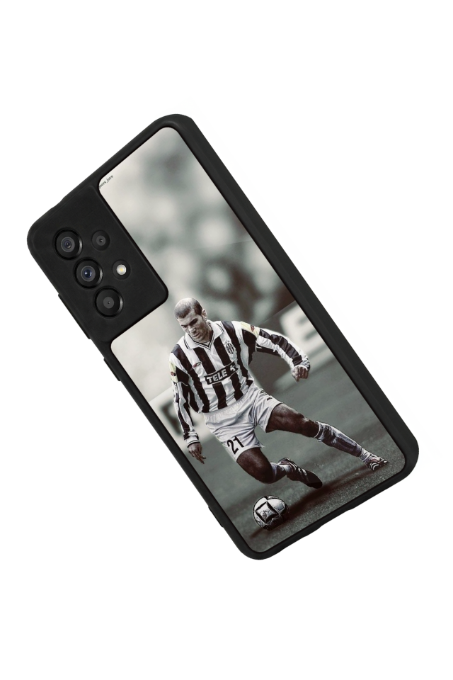 Samsung Galaxy A73 Uyumlu Zidane Tasarımlı Glossy Premium Kılıf
