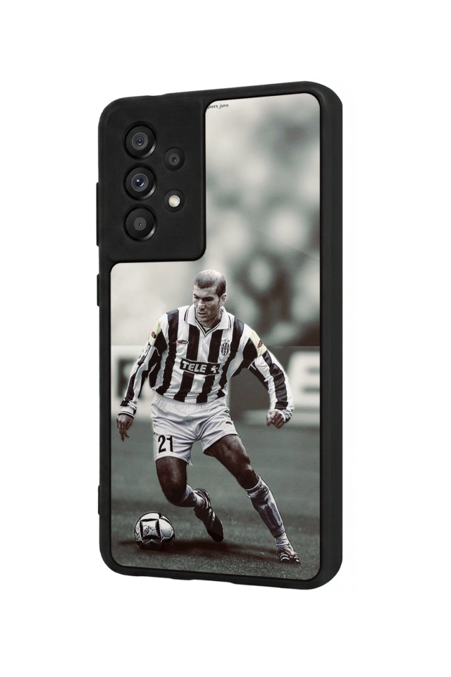 Samsung Galaxy A73 Uyumlu Zidane Tasarımlı Glossy Premium Kılıf