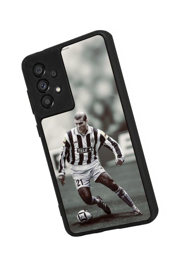 Samsung Galaxy A73 Uyumlu Zidane Tasarımlı Glossy Premium Kılıf