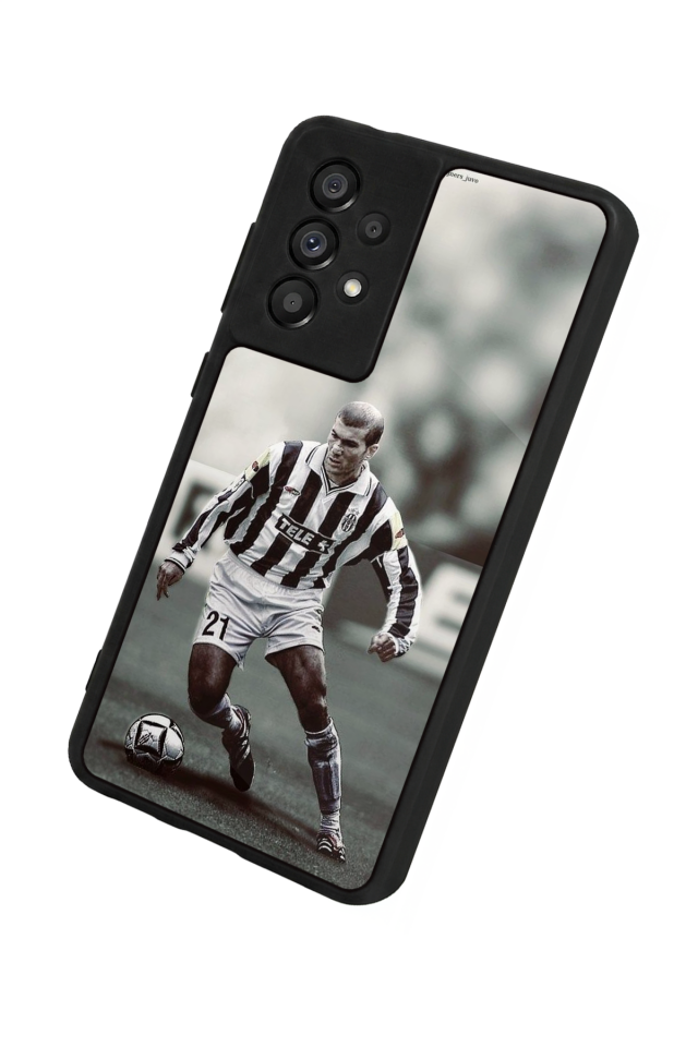 Samsung Galaxy A73 Uyumlu Zidane Tasarımlı Glossy Premium Kılıf