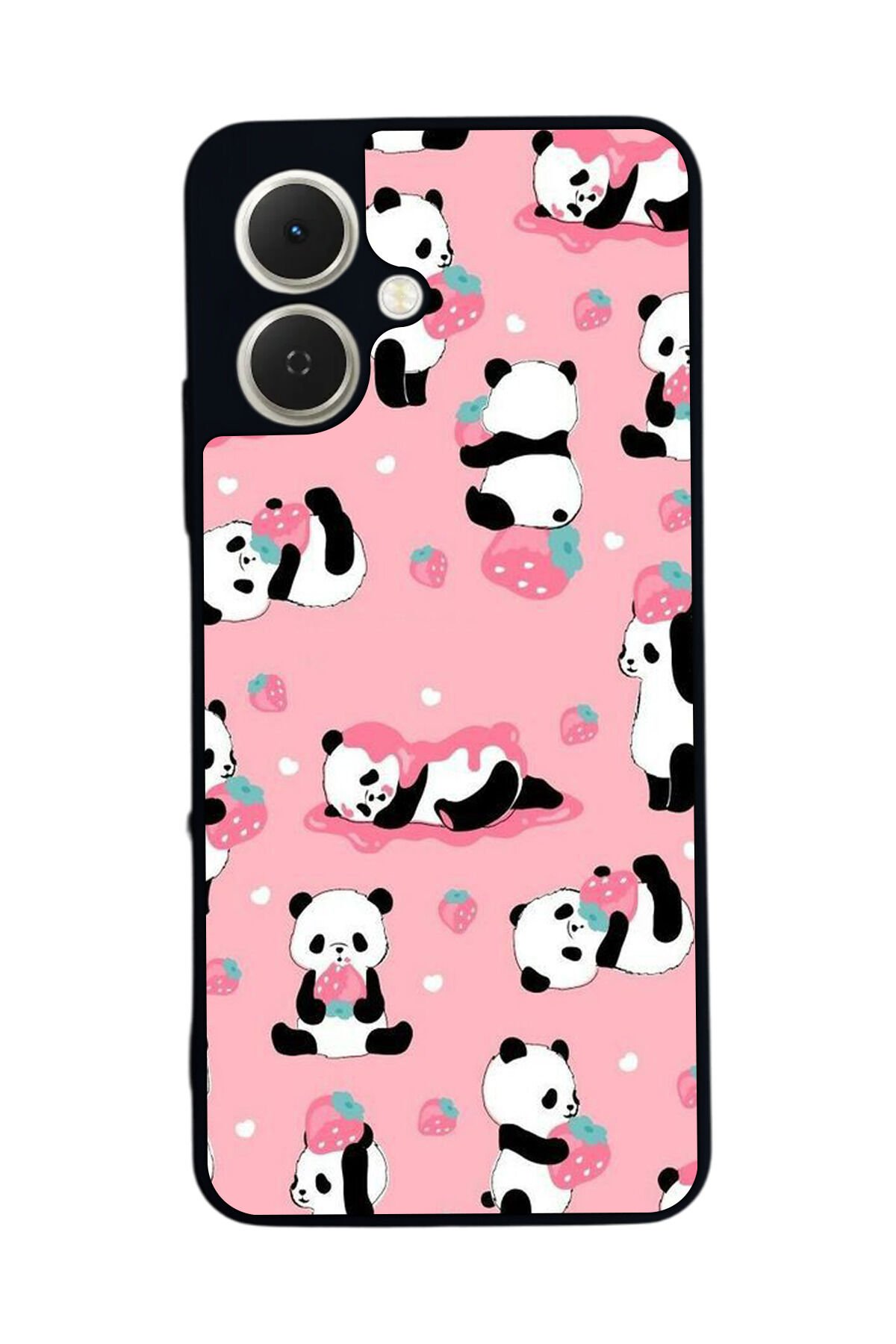 Tecno Spark GO 2 Uyumlu Panda Tasarımlı Glossy Premium Kılıf