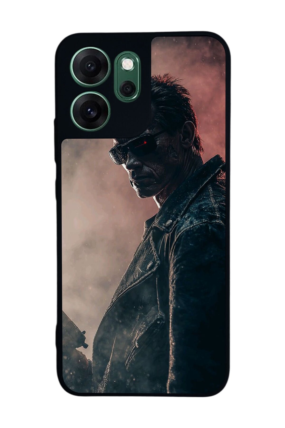 Oppo Reno 14F Uyumlu Terminator Tasarımlı Glossy Premium Kılıf