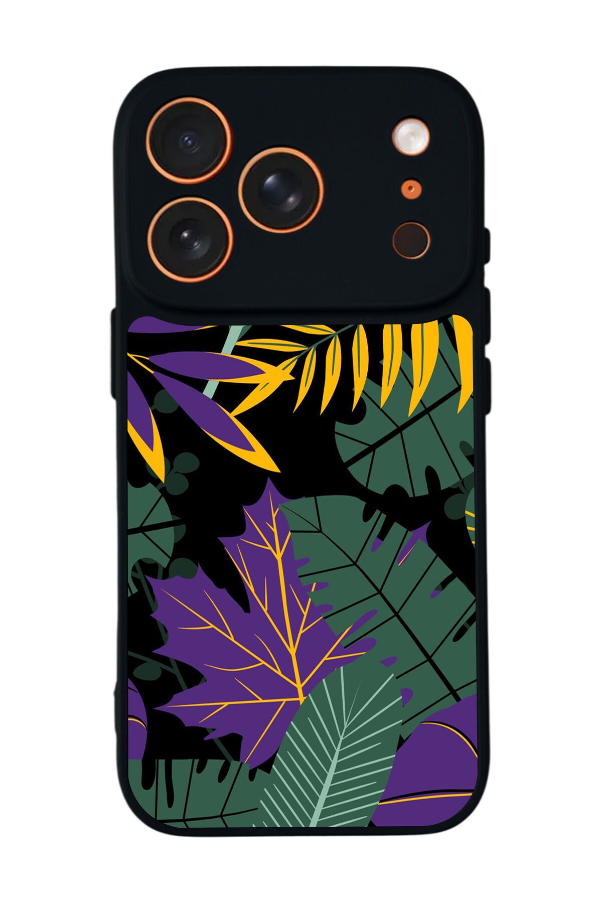 iPhone 17 Pro Max Uyumlu Botanik Tasarımlı Glossy Premium Kılıf