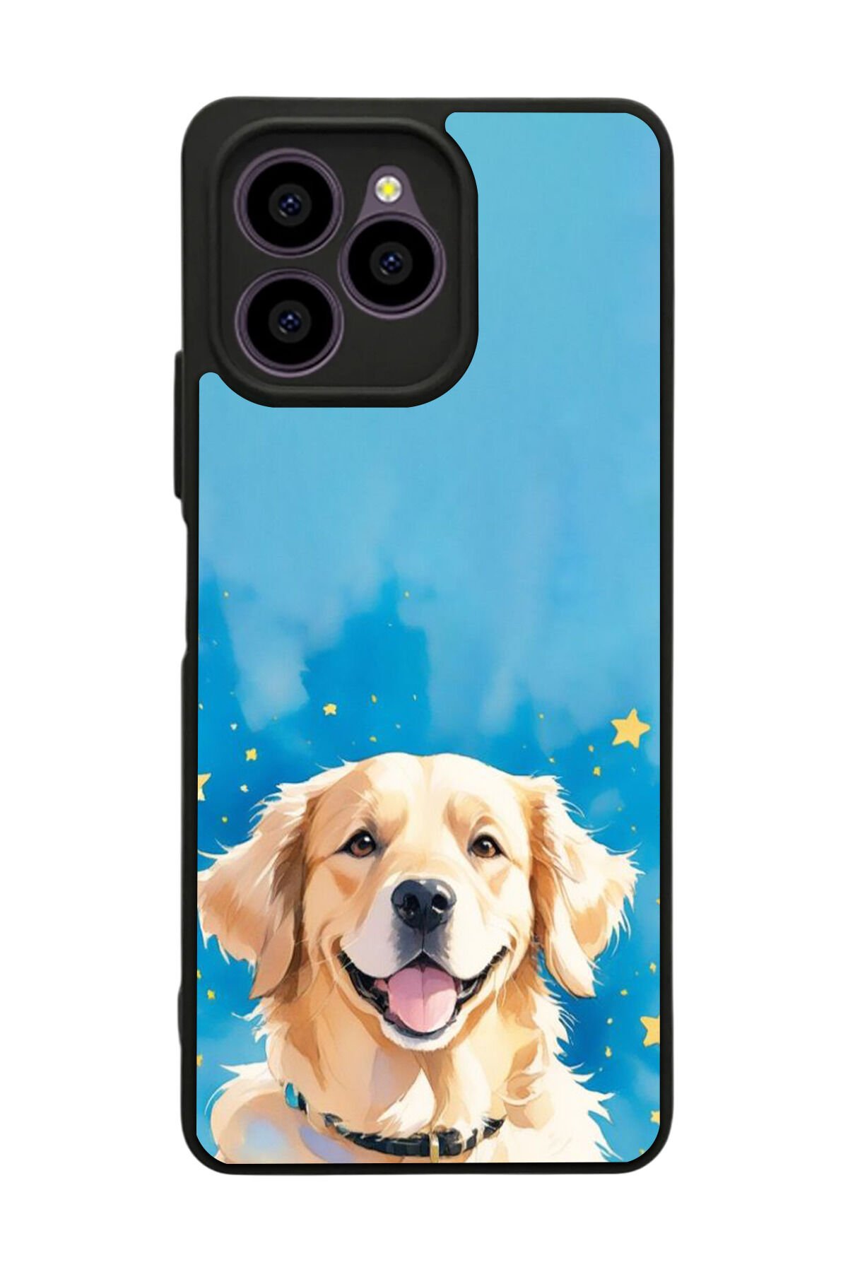 Omix X6 Uyumlu Golden Kopek Tasarımlı Glossy Premium Kılıf