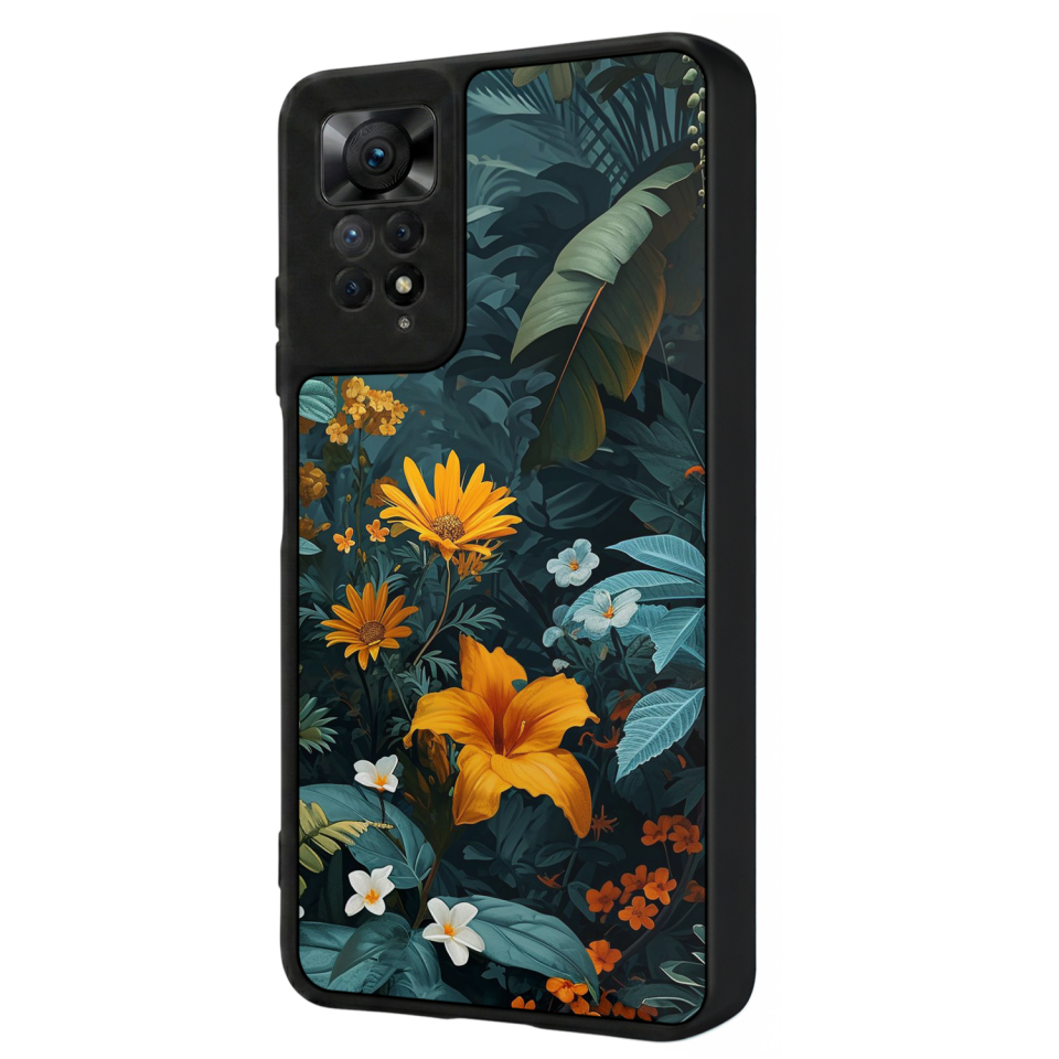 Xiaomi Redmi Note 12 Pro Uyumlu Botanik Tasarımlı Glossy Premium Kılıf