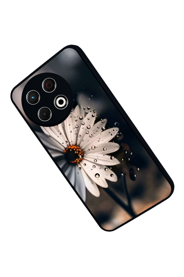 Tecno Spark 30 Pro Uyumlu Cicek Tasarımlı Glossy Premium Kılıf