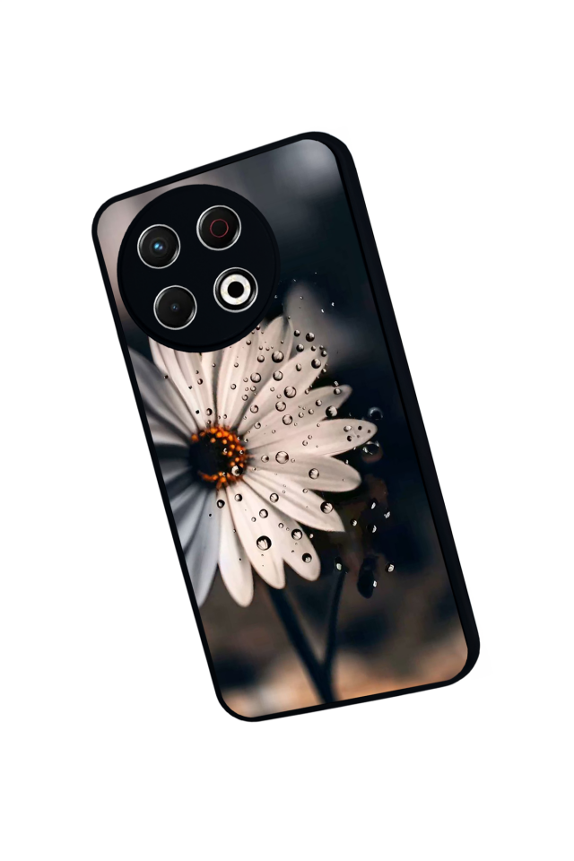 Tecno Spark 30 Pro Uyumlu Cicek Tasarımlı Glossy Premium Kılıf