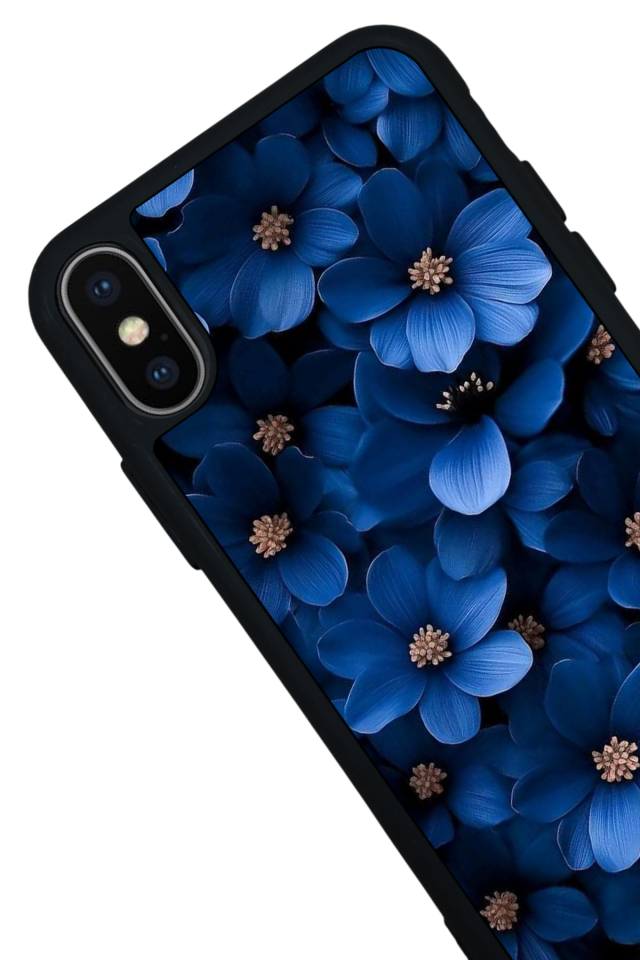 iPhone X/ XS Uyumlu Cicek Tasarımlı Glossy Premium Kılıf