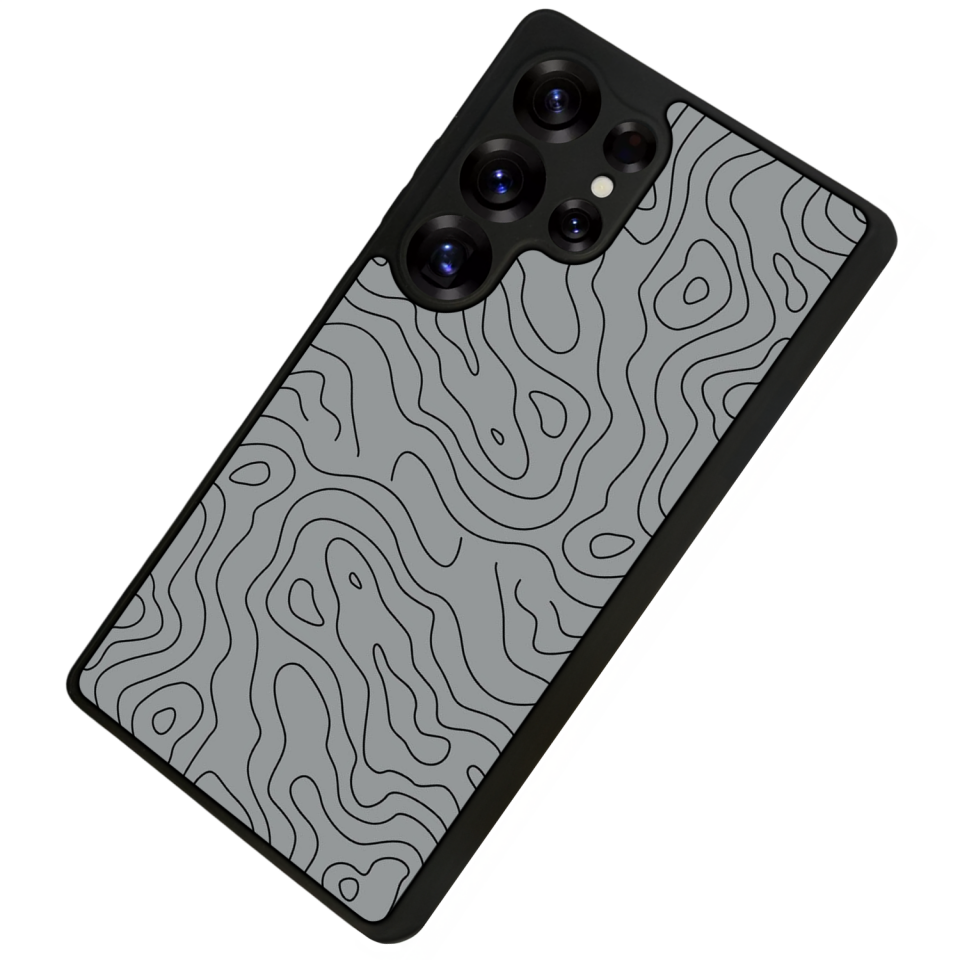 Samsung Galaxy S25 Ultra Uyumlu Çizgi Sanatı Tasarımlı Glossy Premium Kılıf