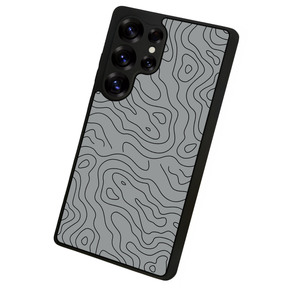 Samsung Galaxy S25 Ultra Uyumlu Çizgi Sanatı Tasarımlı Glossy Premium Kılıf