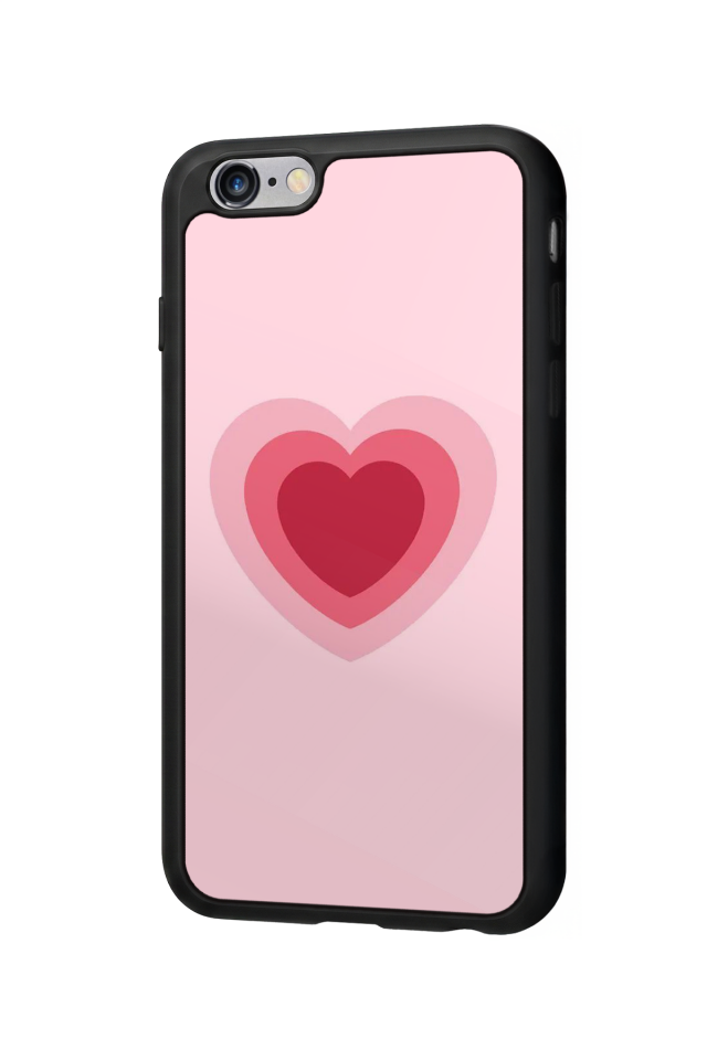 iPhone 6 Plus Uyumlu Kalp Love Tasarımlı Glossy Premium Kılıf