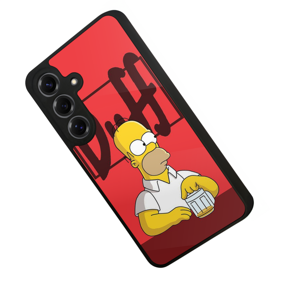 Samsung Galaxy S25 Uyumlu The Simpsons Tasarımlı Glossy Premium Kılıf