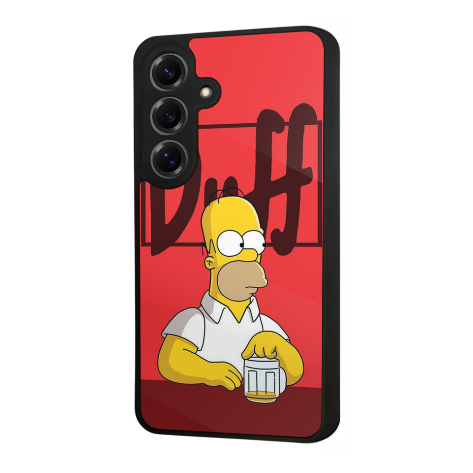 Samsung Galaxy S25 Uyumlu The Simpsons Tasarımlı Glossy Premium Kılıf