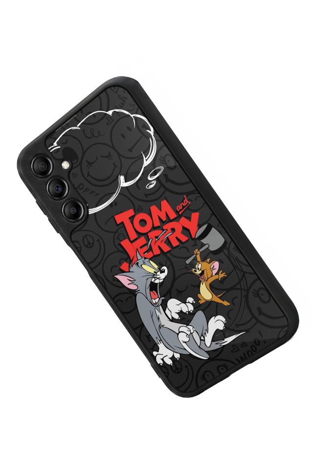 Samsung Galaxy A14 Uyumlu Tom And Jerry Tasarımlı Glossy Premium Kılıf