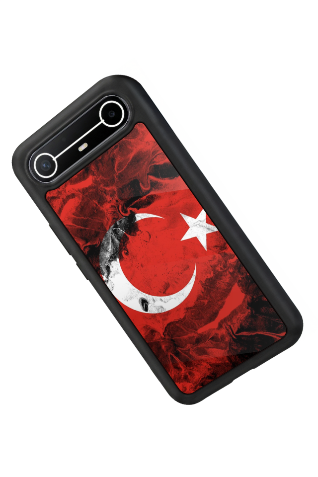 Tecno Spark Slim 5G Uyumlu Türk Bayragi Tasarımlı Glossy Premium Kılıf