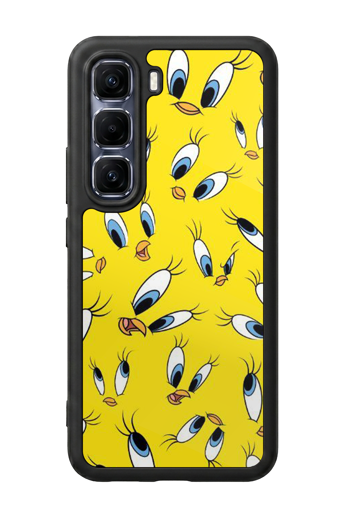 Infinix Hot 60 Pro Plus Uyumlu Tweety Tasarımlı Glossy Premium Kılıf