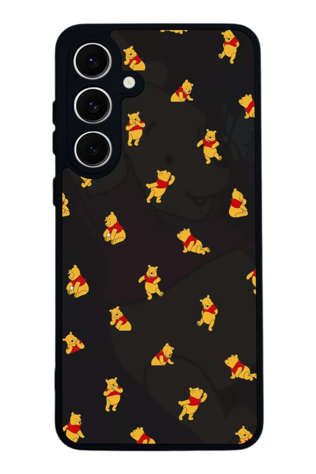 Samsung Galaxy S24 FE Uyumlu Winnie Tasarımlı Glossy Premium Kılıf
