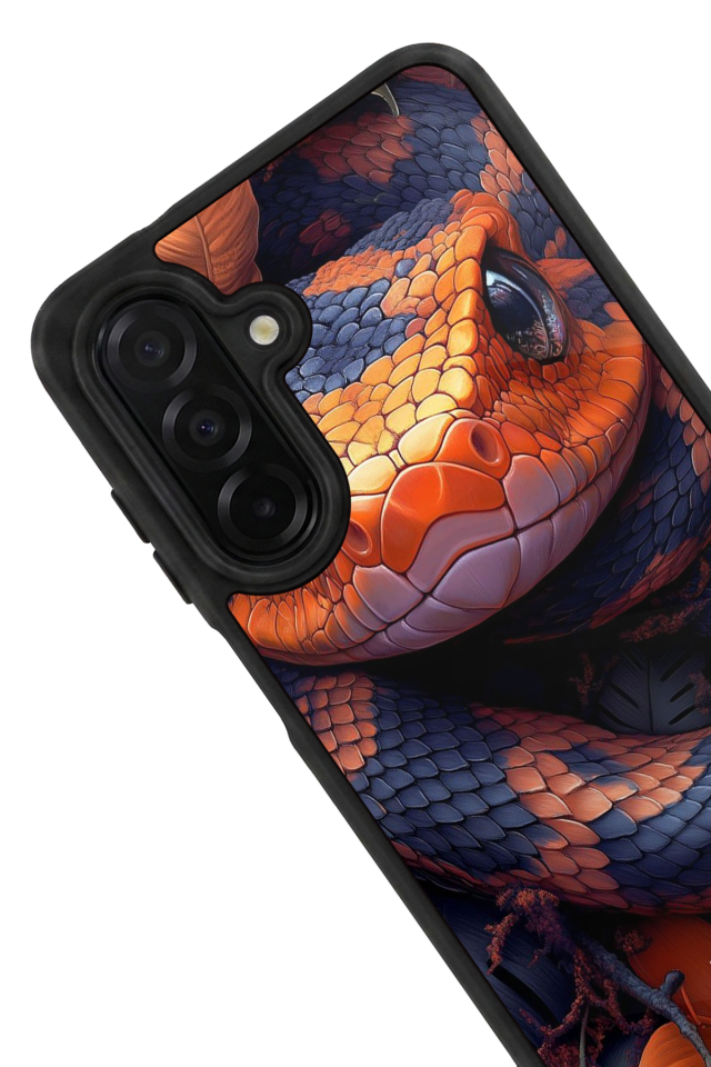 Samsung Galaxy A36 Uyumlu Yılan Tasarımlı Glossy Premium Kılıf