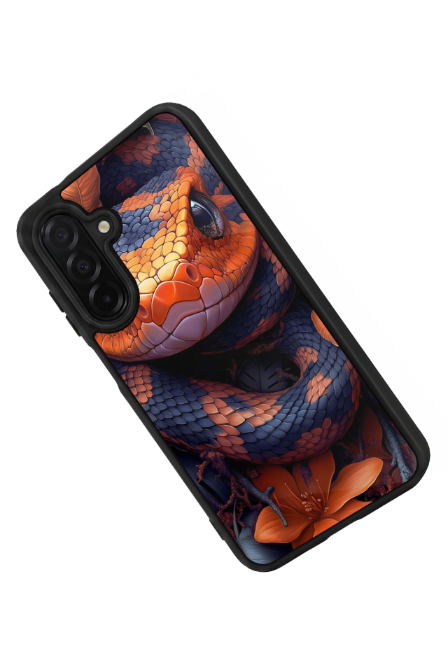 Samsung Galaxy A36 Uyumlu Yılan Tasarımlı Glossy Premium Kılıf