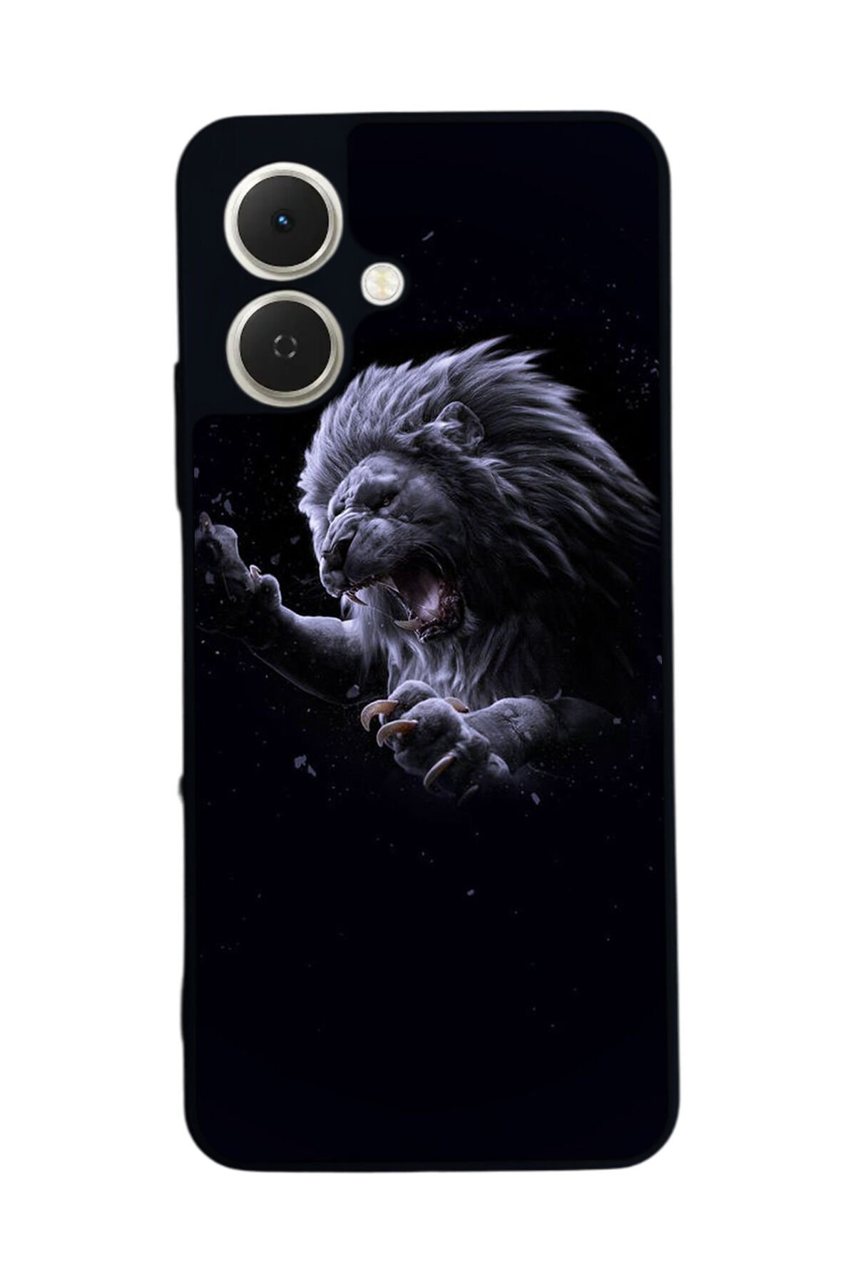 Tecno Spark GO 2 Uyumlu Aslan Tasarımlı Glossy Premium Kılıf