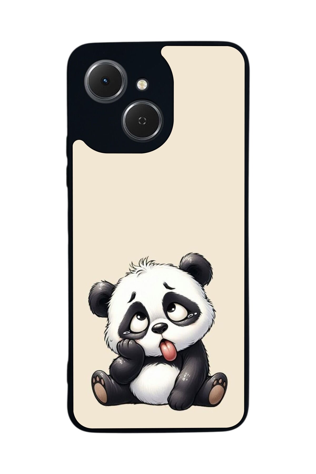 Tecno Spark 40C Uyumlu Panda Tasarımlı Glossy Premium Kılıf