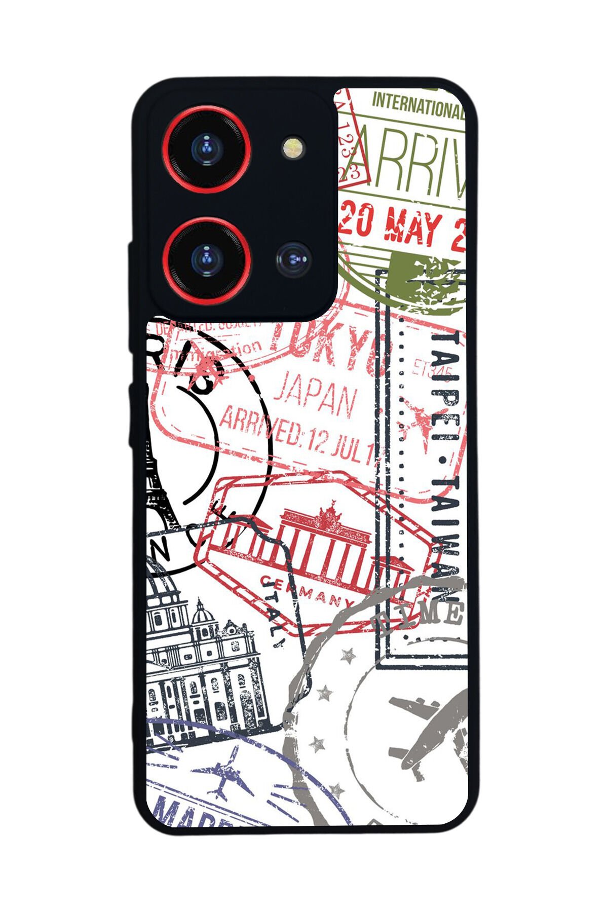 Reeder S19 Max Pro S ZOOM Uyumlu Poster Tasarımlı Glossy Premium Kılıf