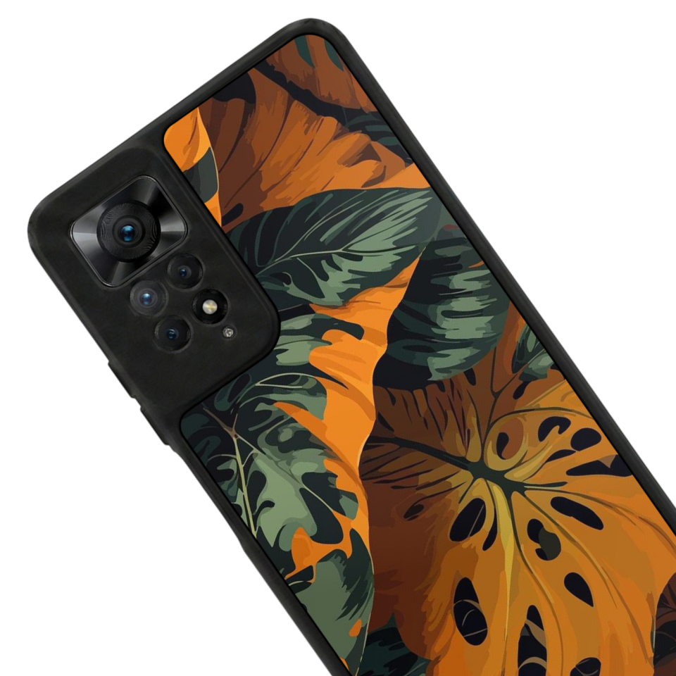 Xiaomi Redmi Note 12 Pro Uyumlu Botanik Tasarımlı Glossy Premium Kılıf