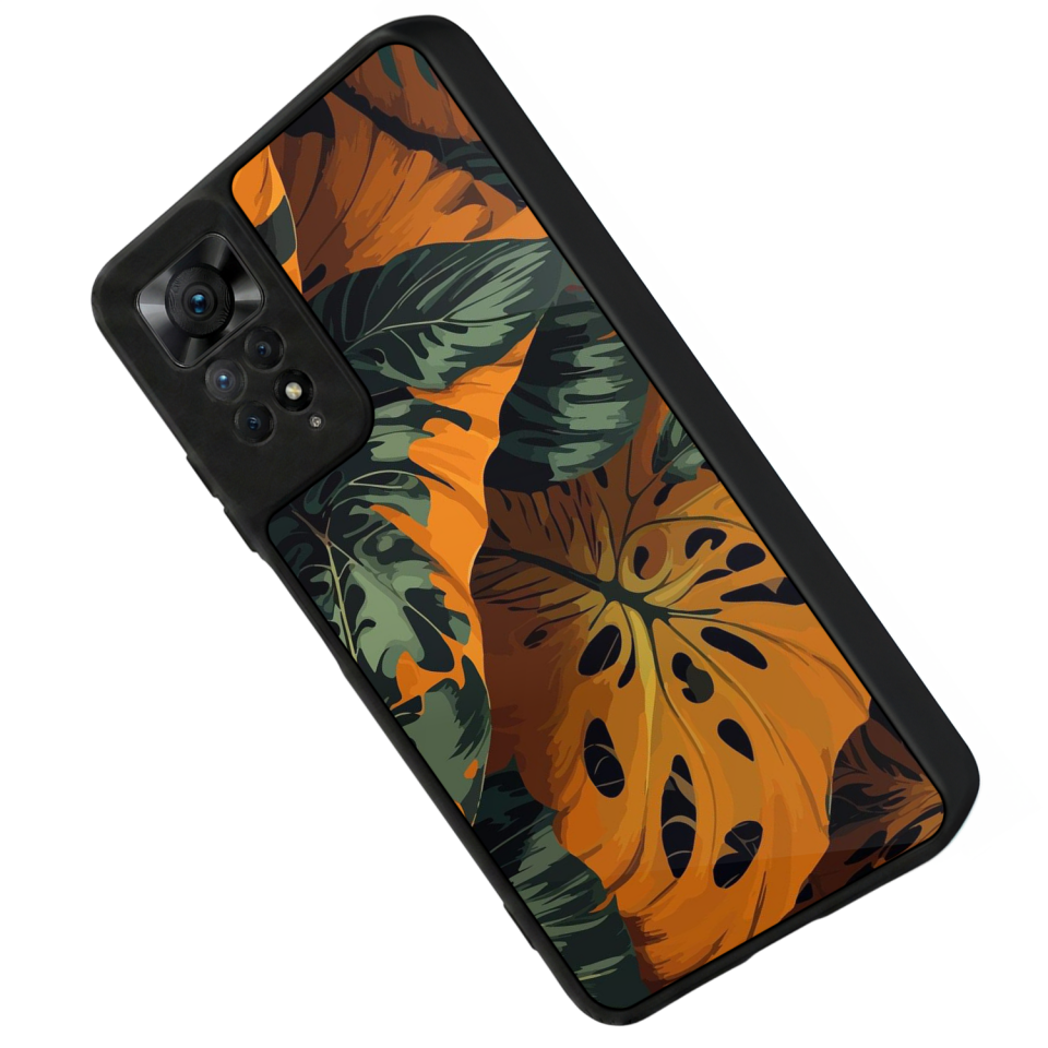 Xiaomi Redmi Note 12 Pro Uyumlu Botanik Tasarımlı Glossy Premium Kılıf