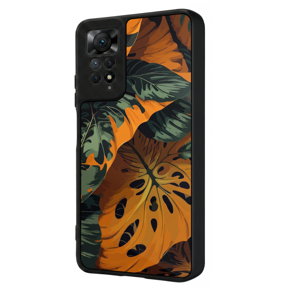 Xiaomi Redmi Note 12 Pro Uyumlu Botanik Tasarımlı Glossy Premium Kılıf