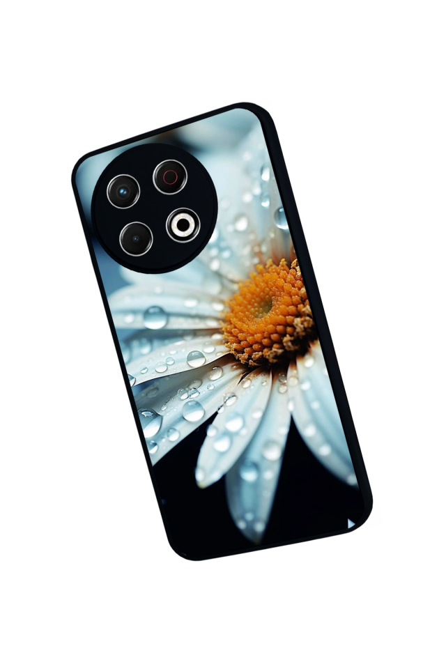 Tecno Spark 30 Pro Uyumlu Cicek Tasarımlı Glossy Premium Kılıf