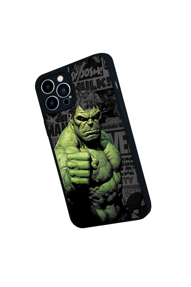 iPhone 13 Pro Max Uyumlu Hulk Tasarımlı Glossy Premium Kılıf