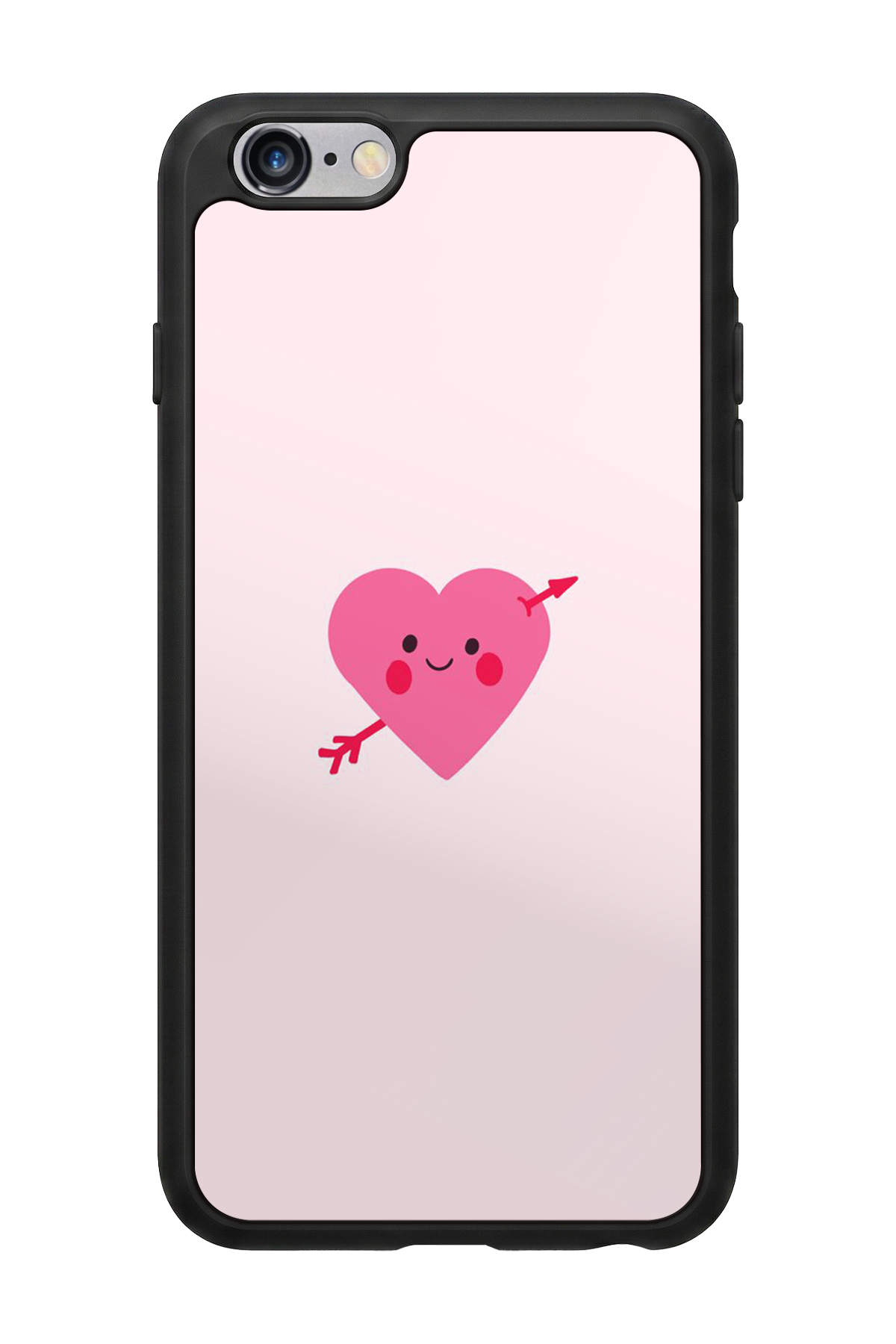 iPhone 6 Plus Uyumlu Kalp Love Tasarımlı Glossy Premium Kılıf