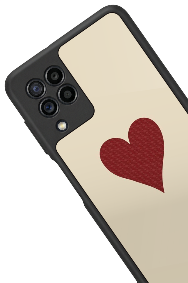 Samsung Galaxy M32 Uyumlu Kart Tasarımlı Glossy Premium Kılıf