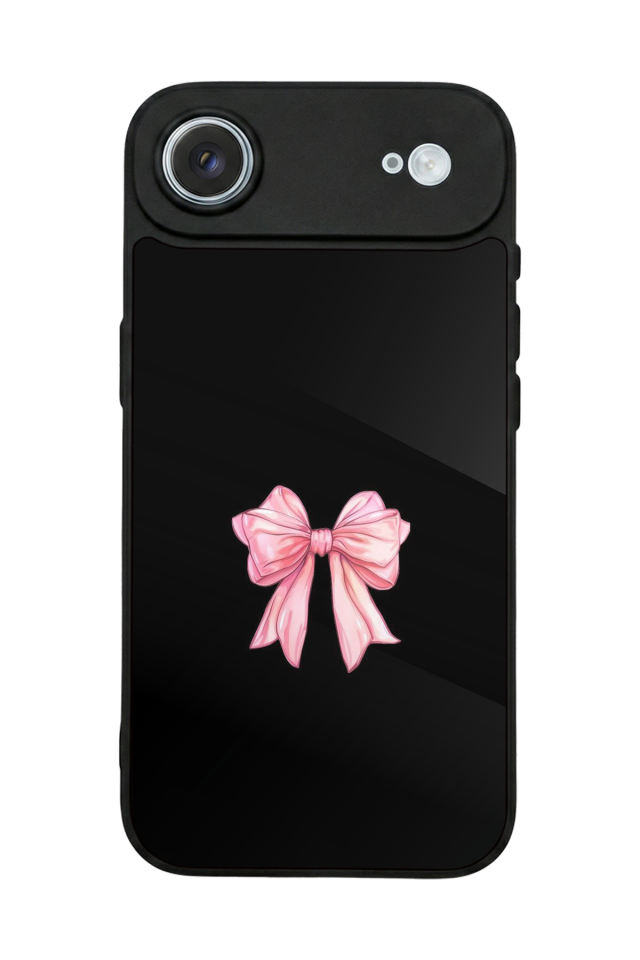 iPhone 17 Air Uyumlu Kurdele Tasarımlı Glossy Premium Kılıf