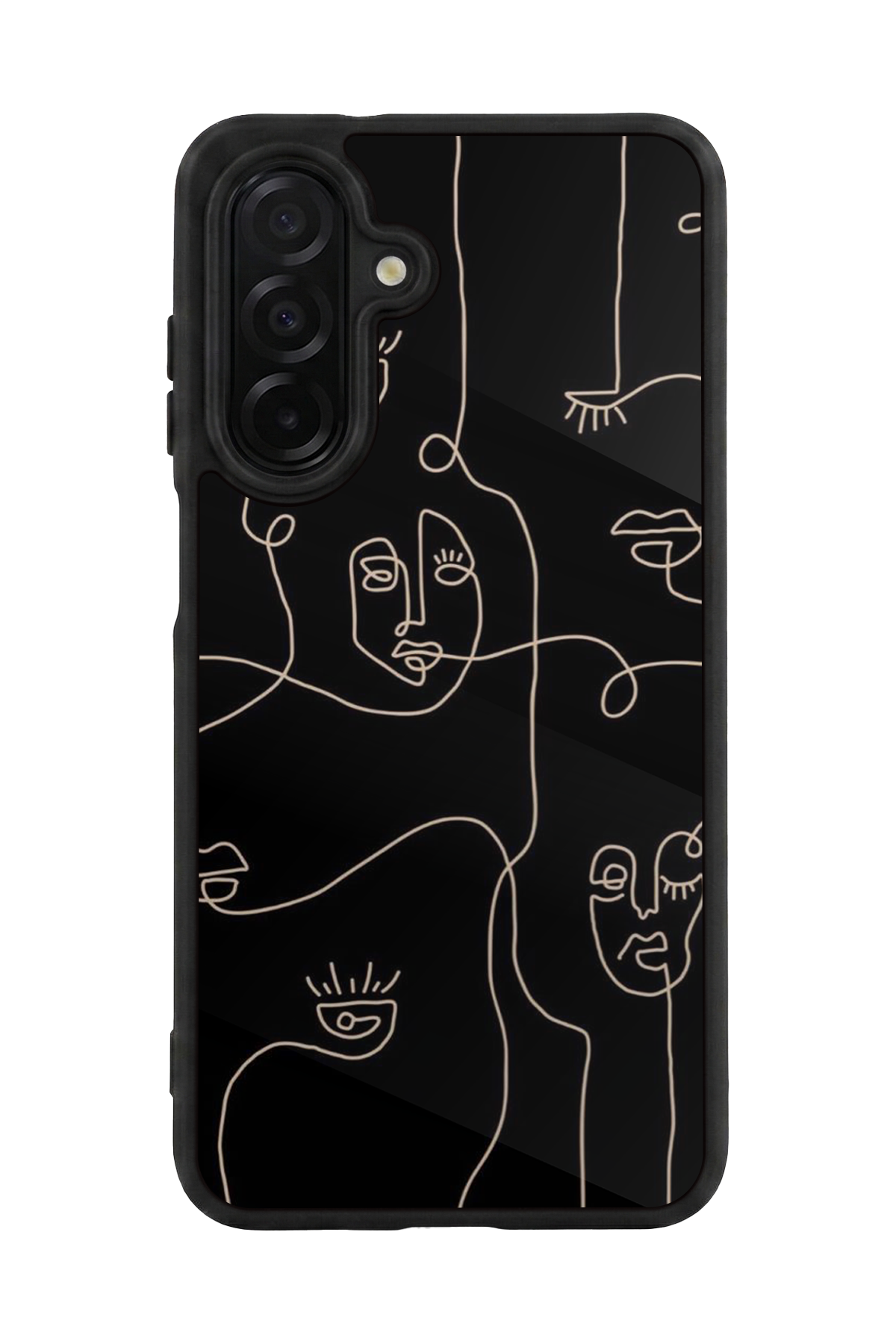 Samsung Galaxy A56 Uyumlu Line Art Tasarımlı Glossy Premium Kılıf