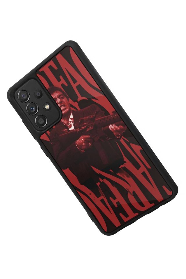 Samsung Galaxy A72 Uyumlu Scarface Tasarımlı Glossy Premium Kılıf