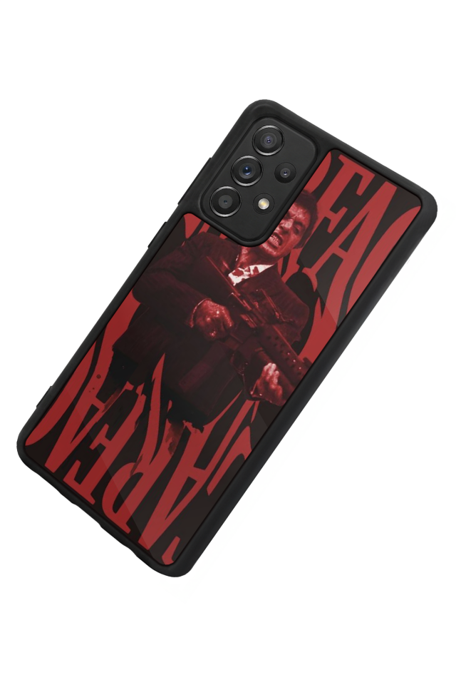 Samsung Galaxy A72 Uyumlu Scarface Tasarımlı Glossy Premium Kılıf
