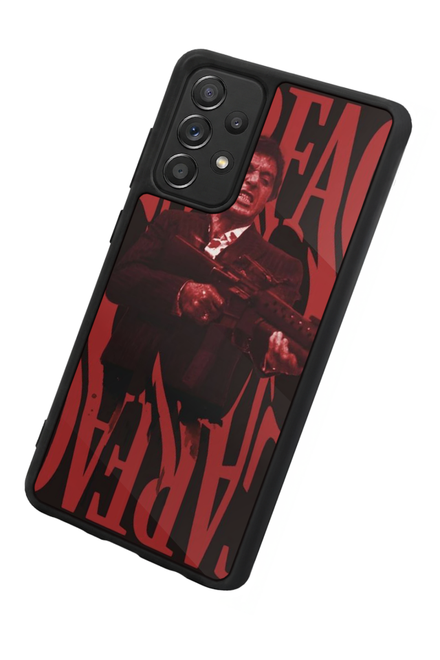 Samsung Galaxy A72 Uyumlu Scarface Tasarımlı Glossy Premium Kılıf