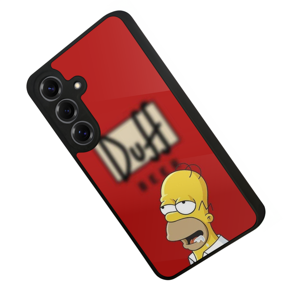 Samsung Galaxy S25 Uyumlu The Simpsons Tasarımlı Glossy Premium Kılıf